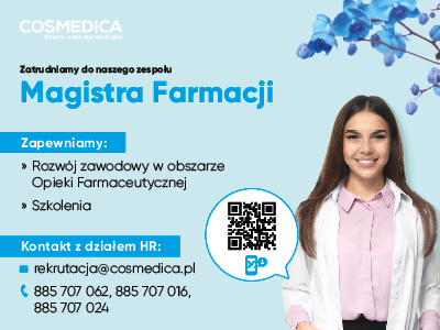 plakat wydarzenia praca dla magistra farmacji