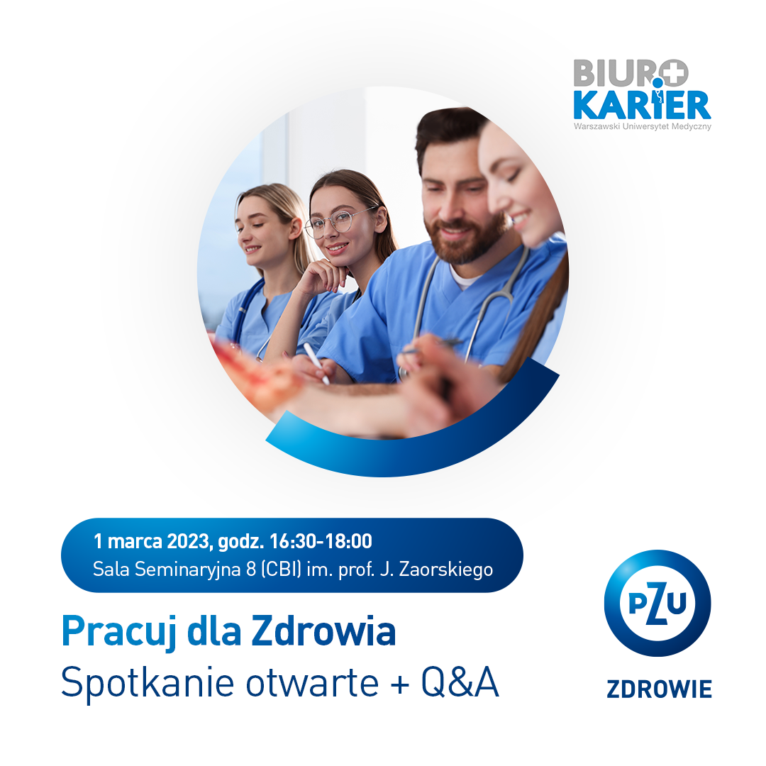 plakat Pracuj dla Zdrowia