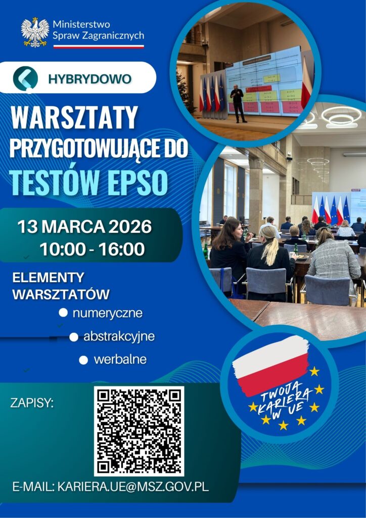 Warsztaty przygotowujące do testów EPSO