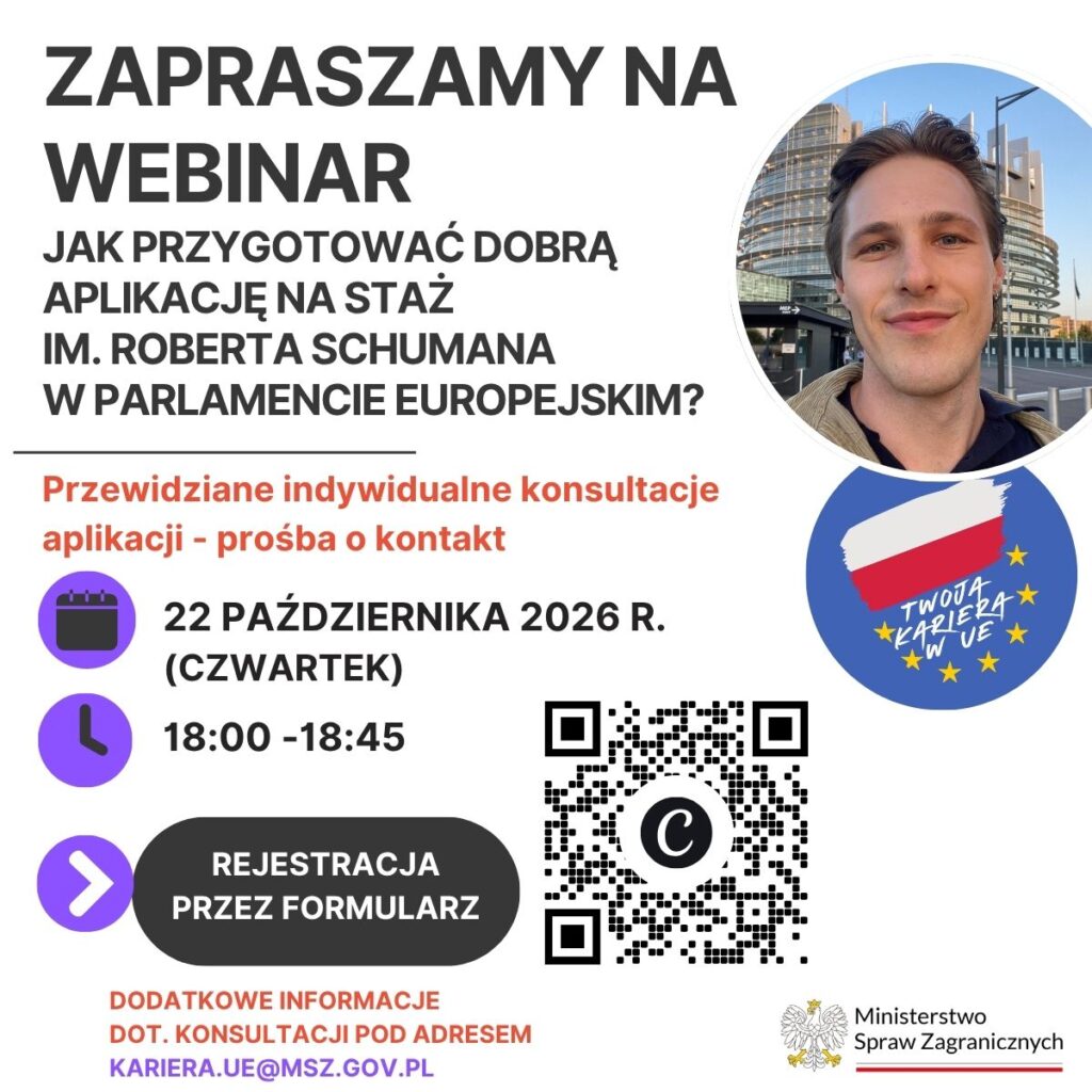UE Careers - Staże w Parlamencie Europejskim